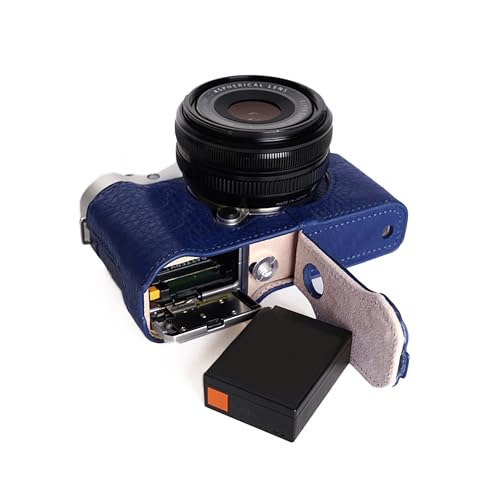 Demi-housse de sac de cas pour FUJIFILM X-A10 en cuir véritable