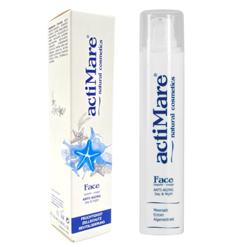 actiMare Face Anti Aging - Day&Night 50ml - Gesichtscreme mit Meersalz, Ectoin und Algenextrakt | Naturkosmetik | von actiMare natural cosmetics