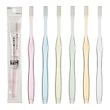 MOLDFACTORY 歯磨きのプロ 歯科衛生士さんが選んだ 四角の歯ブラシ スクウェアライン 6本入り (COMPACT)