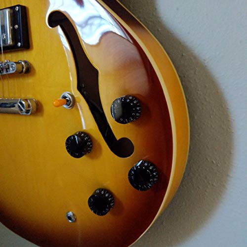 Pscco 2Pcs Black Guitar Knobs Speed Control Volume Tone Knob For Electric Guitar Replacement Parts #TOP5