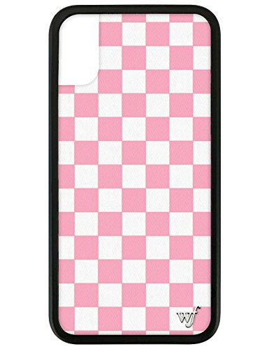 Wildflower Limited Edition Cases for iPhone X and XS (Pink Checkered)