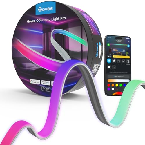 Govee COB LED Strip Light Pro, LED Lights for Bedroom