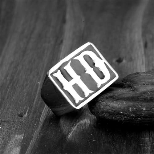 HIJONES Gioielli Uomo Punk Rock Acciaio