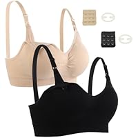 Seitop Paquete de 2 brasieres de Lactancia para Lactancia,