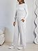 LILLUSORY 2 Piece Matching Lounge Sets for Women Fall Outfits for Women 2025 Early Fall Fashion Two Piece Travel Sweatsuits Business Work Casual Cute Clothes Crop Tops Oat Grey M