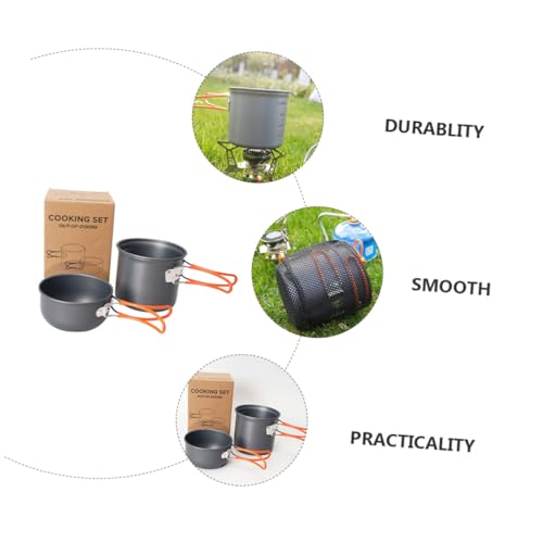 Ustensiles cuisine plein air Alipis casseroles durables