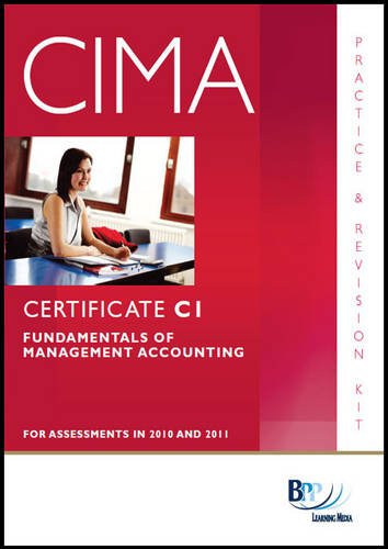 Buy CIMA - C01 Fundamentals of Management Accounting: Revision Kit — BookShops.in