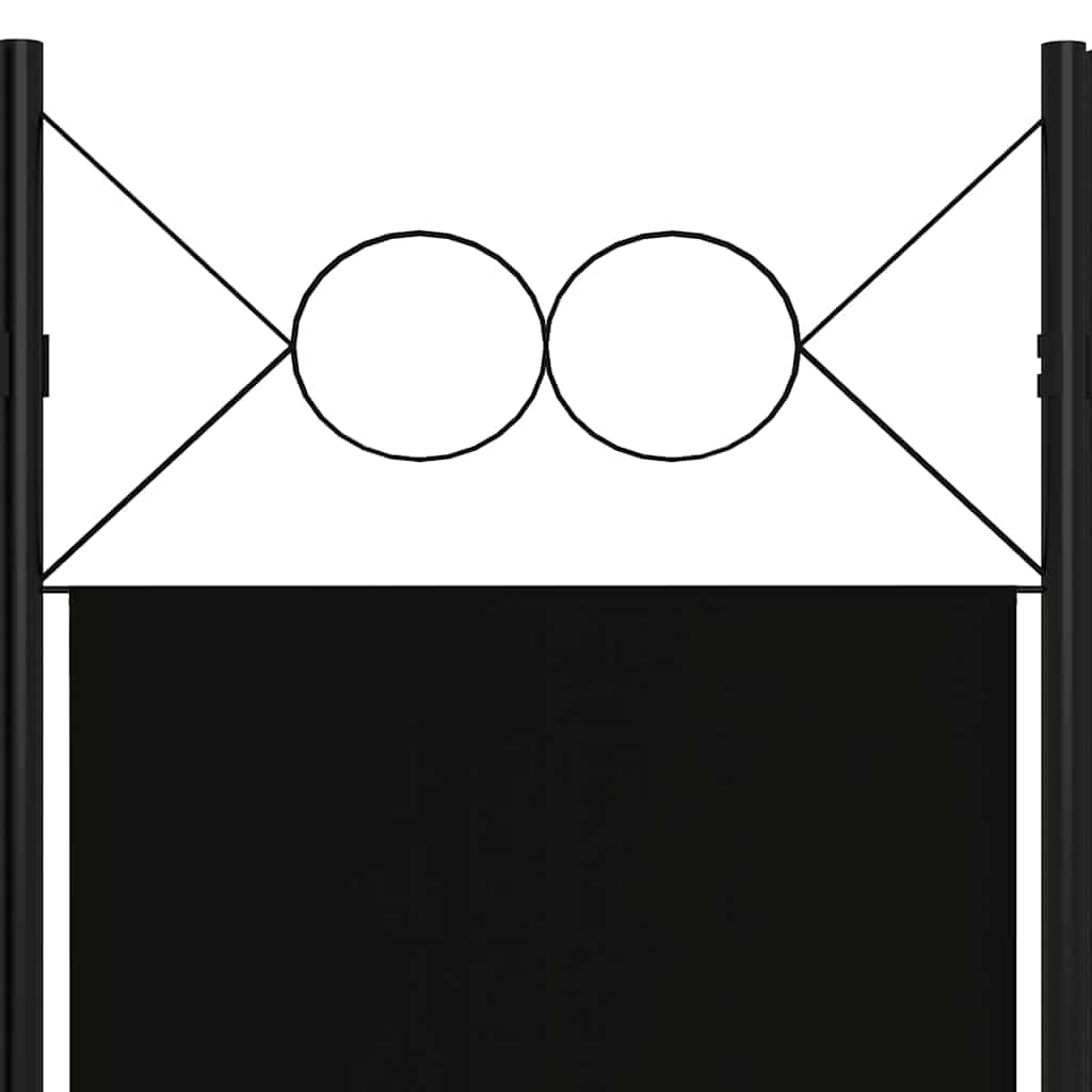 Mangloder - Separador de habitaciones (5 piezas, 200 x 180 cm, plegable, protección visual, para dormitorio, oficina, salón, marco de hierro pulverizado)