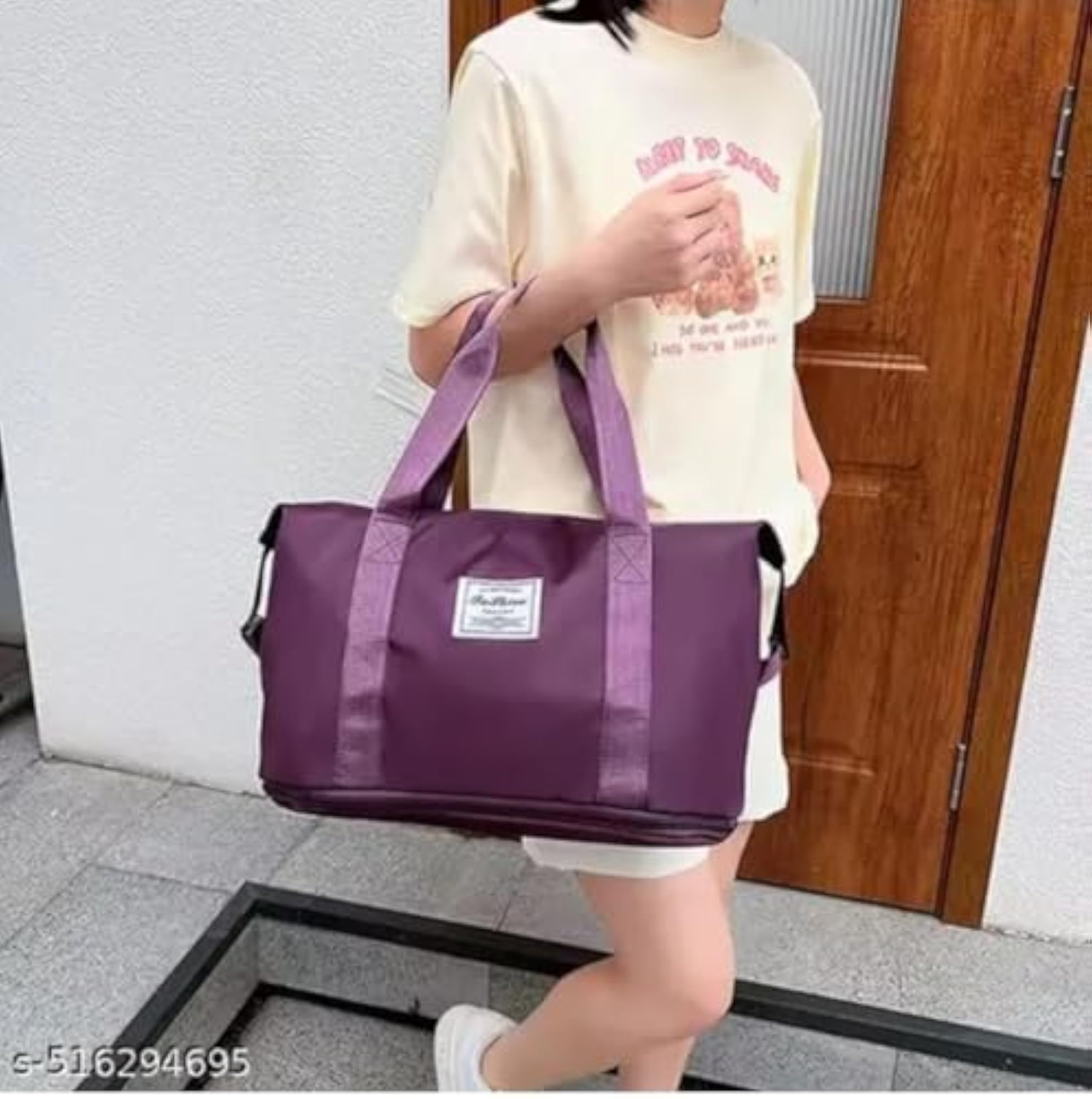 Foldable Large Capacity Travel Duffle Bag for Men and Women