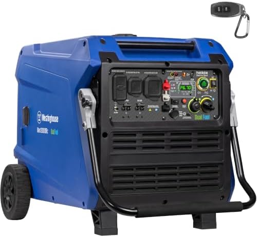 Westinghouse 12000 Peak Watt Dual Fuel Portable Inverter Generato...