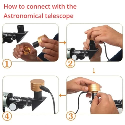 Caméra oculaire numérique microscope et télescope 1.25" 300 MP