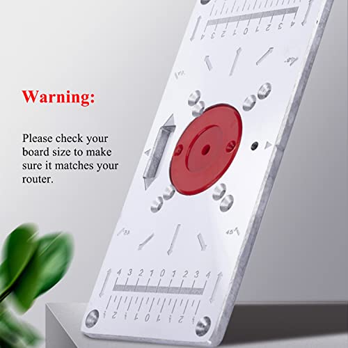 Didodi Router Table Insert Plate Table Aluminium Router Table Insert Plate Wood Working Tool And Assecories Milling Machine Tools #TOP3