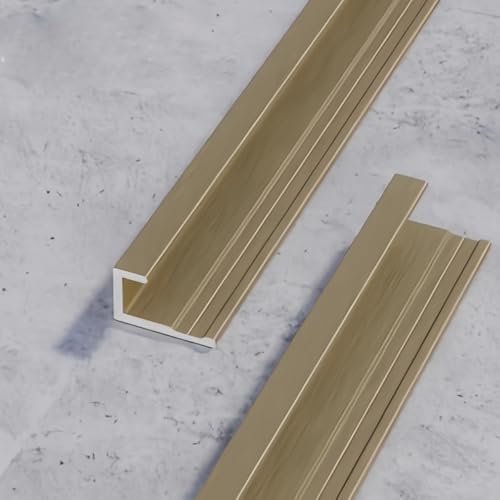 NuoNxuo エッジバンディング U字型 Edge Molding アルミ素材 エッジプロテクター 床・壁・天井の収口 見切り材 収辺条 内径3.5mm 〜 18.5mm 複数のサイズ ターミナルガード お手入れ簡単 長さ100cm 3本セット(B,内径