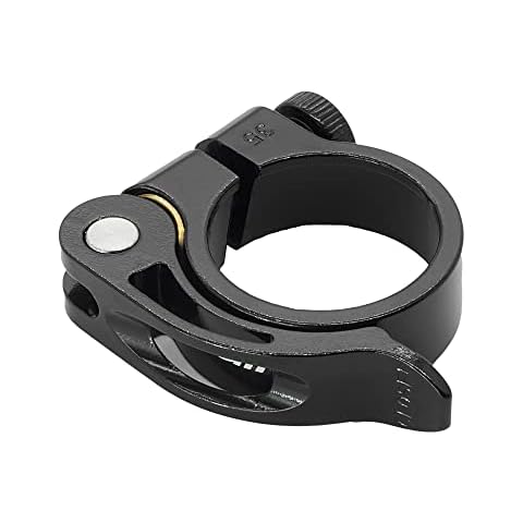 P4B | Seat clamp for Your Bike - 34.9 mm | with Quick Release | Tool-Free Assembly | Bicycle Saddle Attachment Cover