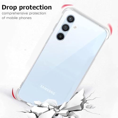 Image of BOXXO Flexible Back Cover for Samsung Galaxy A54 5G | Back Cover Transparent Clear Shockproof Case Four Corner Protection | Slim Protective Mobile Phone Cover for Samsung Galaxy A54 5G