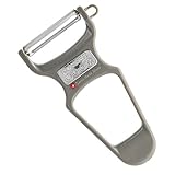 The Kosher Cook Y Vegetable Peeler - Heavy Duty, Ultra Sharp Stainless Steel Blade - Swiss Peeler - Easy Grip Plastic Handle - Color Coded Kitchen Tools - Black