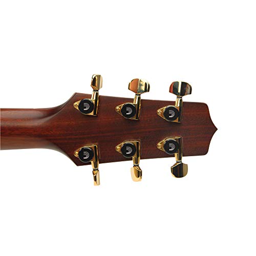 D'addario Accessories Auto-Trim Tuning Machines, 3 + 3 Setup, Gold #TOP2