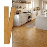 Jeedeson Solid Bamboo Flooring Planks 37.8 Inch L x 3.78 Inch W x 0.6 Inch T, Interlocking Easy Installation Light Honey Floor for Living Room, Bedroom & Study Room (2 Pieces for Sample)