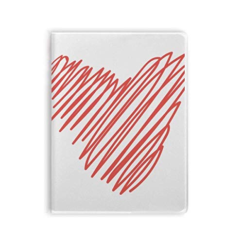 Carnet de notes de Saint-Valentin romantique motif cœur rouge pour capturer les précieux souvenirs