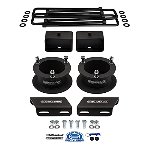 Supreme Suspensions - 3.5" Front + 3" Rear Lift Kit For 1994-2002 Dodge Ram 2500 & Ram 3500 [4X4] Full Suspension Lift Kit With Sway Bar Brackets #TOP9
