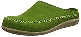 Haflinger HAFLINGER Unisex-Erwachsene Blizzard Credo Pantoffeln, Grün (Grasgrün 36), 38 EU