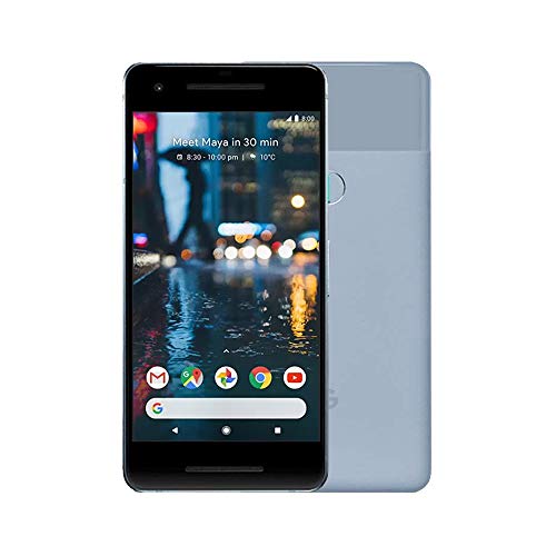 Google Pixel 2 64GB, Google Unlocked Smartphone, Kinda Blue (Renewed)