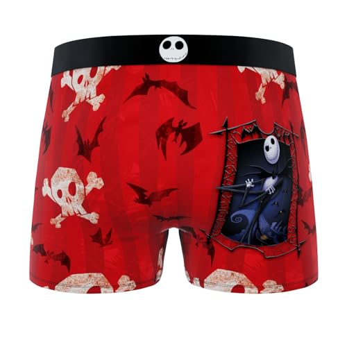 CRAZYBOXER Men's Underwear Nightmare Before Xmas Breathable Boxer Brief Stretch3