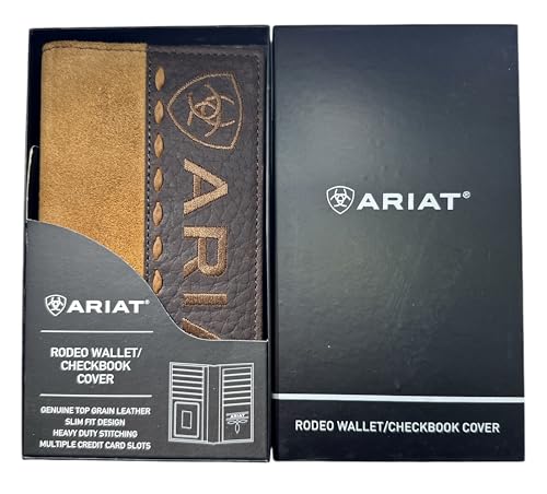 Original ARIAT RoughRider Leather and Suede Long Rodeo Wallet4