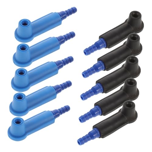 HAPINARY 10pcs Brake Bleeder Adapter Kit for Cars Motorcycles Trucks Fluid Exchange Tool Compatible with Various Models Efficient Brake Maintenance Distinctive Colors