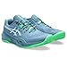 ASICS Men's Gel-Resolution X Padel Tennis Shoes, 13, SABA Blue/Cool Grey
