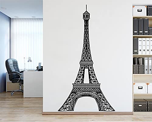 Vinilo Decorativo Torre Eiffel 29 pulgadas Negro miniatura 2