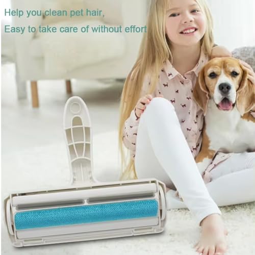 Image of Pet Hair Remover - Lint Roller for Dogs and Cats - Effective Pet Hair Roller for Cat, Furniture, Carpet, Car Seat, Bedding, Pet Hair Removal Tool, Perfect Dog Fur Remover
