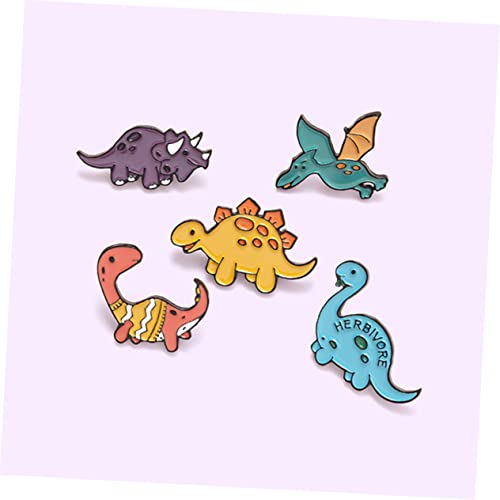 Épingle décorative dinosaure pour customiser un vêtement basique