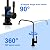 Matte Black Drinking Water Faucet, Lead-Free Water Filter Faucet, Reverse Osmosis Faucets for Kitchen Sink 304 Stainless Steel RO Faucets