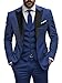 CKGJLJ Men's Pininstripe Black Suits 3 Piece Regular Fit Stripe Black Men's Suit Tuxedo for Men Prom Suit Jacket and Pants Business Set Fashion Young Men XXS Suits