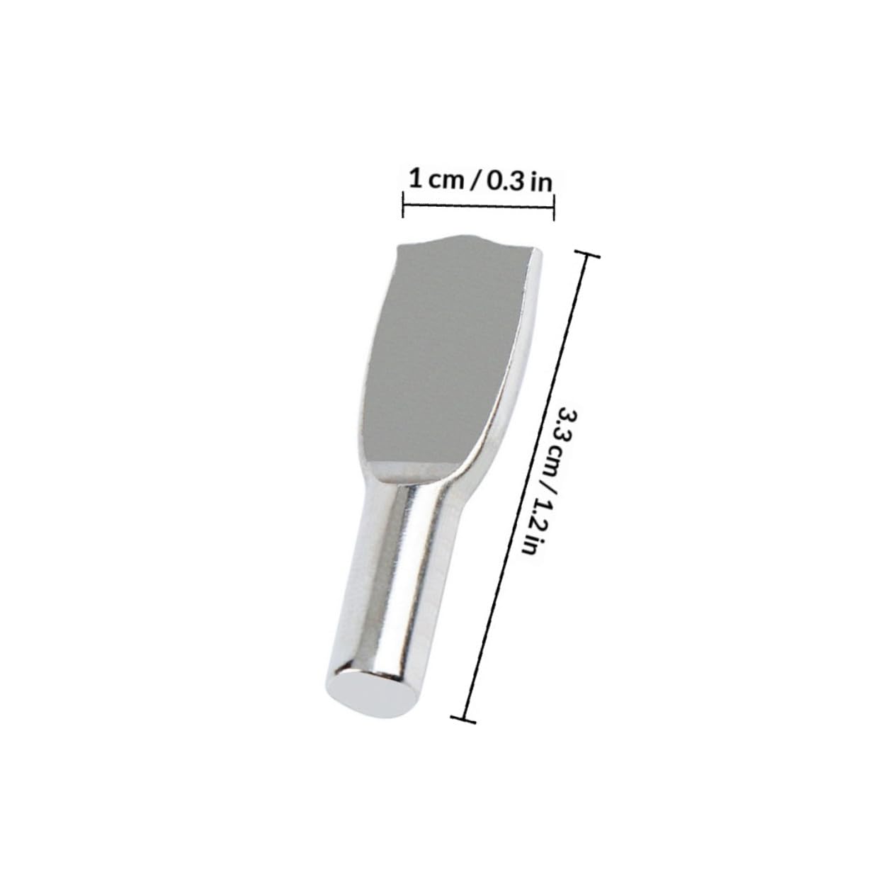 Veemoon 150pcs Spoon-Shaped Shelf Support Pins 6mm Cabinet Shelf Pegs Iron Board Support for Furniture Shelving Hardware