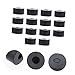 Cabilock 15pcs Abrasion Resistant Rubber Washers Grommets for Vibration Suppression Thickness Easy to Use Noise Dampening for Mechanical Industry