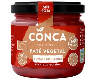 Paté vegetal de tomate con azuki CONCA ORGANICS 110 g.