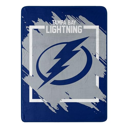 Northwest NHL Tampa Bay Lightning Micro Raschel Throw Blanket, 46" x 60", Dimensional