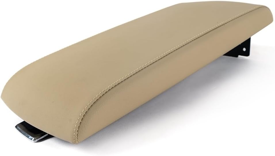 LQI Center Console Lid Cover Compatible with Ford Flex 2013 2014 2015 2016 2017 Armrest Lid Cover EA8Z7406024AA DA8Z7406024AA FA8Z7406024AA Beige