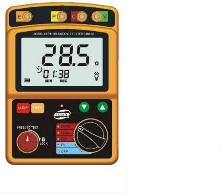 Testeur de résistance à la terre Gowe de 0,0 à 1999 Ω