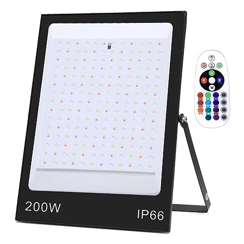 Projecteur LED Rvb 2835SMD ultra mince DELURA étanche avec télécommande