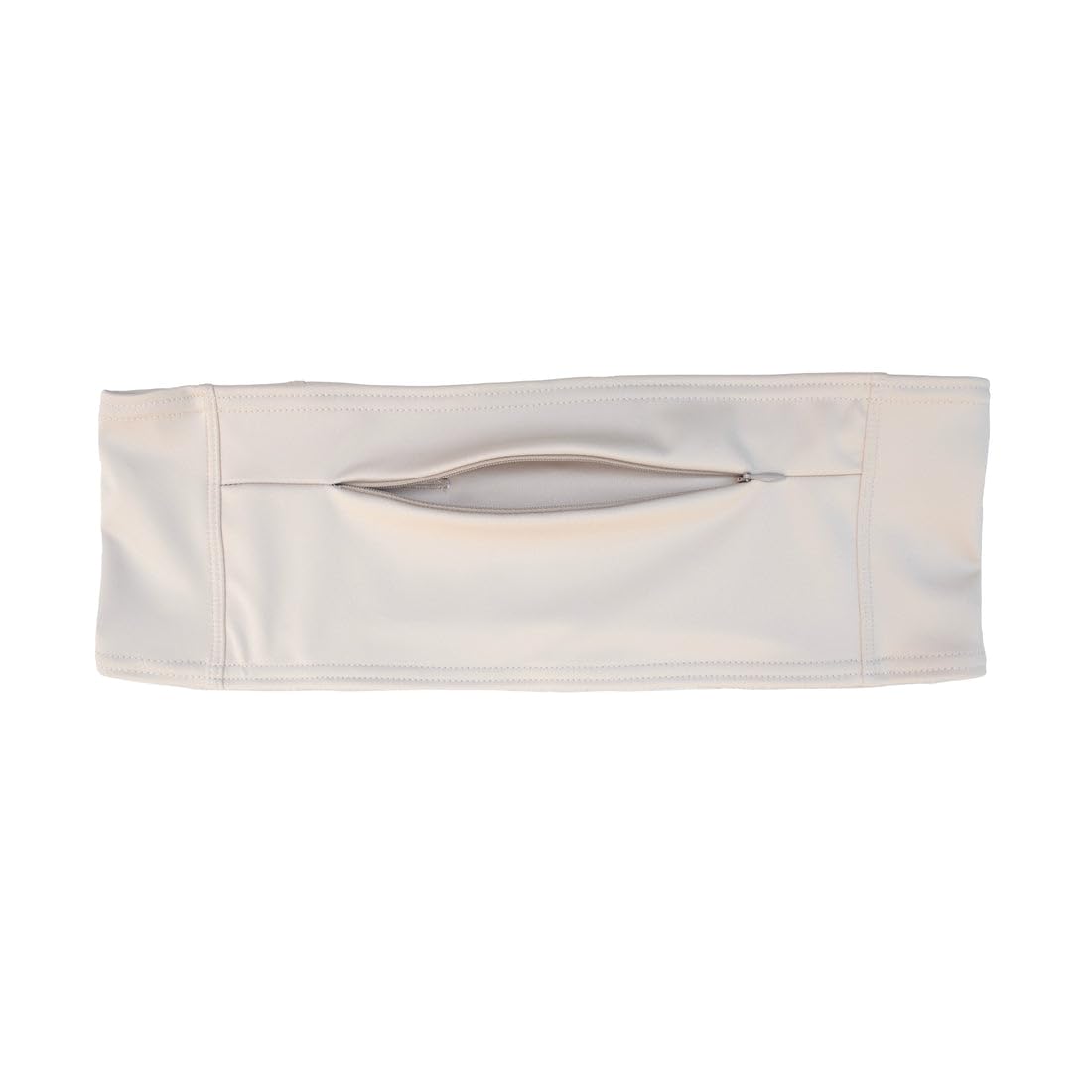 Spoonie Threads Double Pocket Belt Carries T1D Insulin Pump, Glucose Monitor, Smartphone, Accessories, Epipen, Medical Devices | Beige (Size 1)