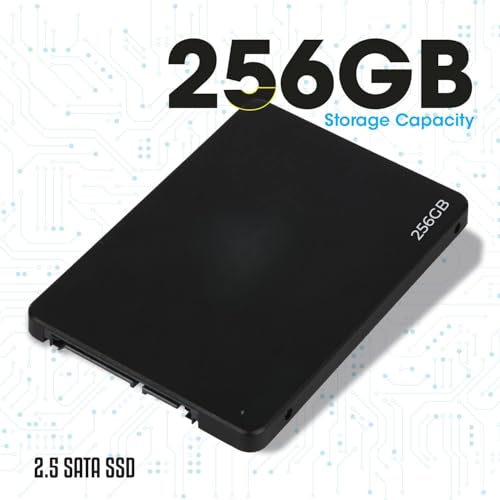 Image of 256GB SATA 2.5 Inch Internal Solid State Drive 6Gb /s | Up to 570MB /s Read & 500MB /s Write Speed | Quad Channel Controller | Compatible with Laptop & Desktop PC | Mixed Brand SSD