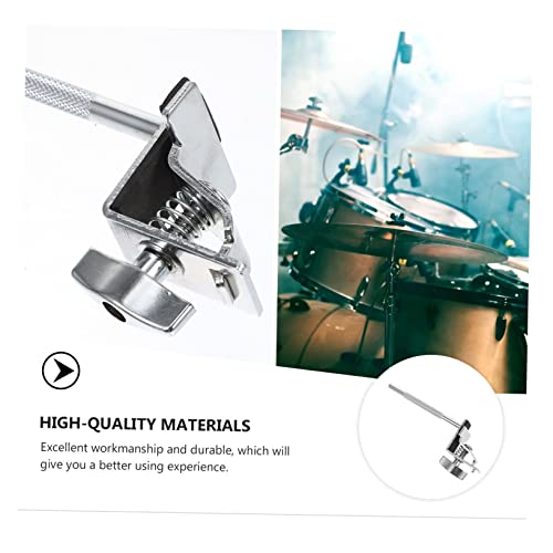 DECHOUS Simple Drum Clamp Cowbell Holder Extension Clip Premium Instrument Accessory for Drummers Easy to Install and for Percussion and Musical Instrument Use miniatura 3