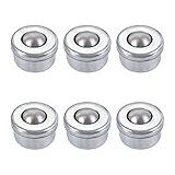 sourcing map Ball Transfer Bearing Unit 8mm 6.6Lbs Carbon Steel Drop-in Type for Transmission Pack of 6