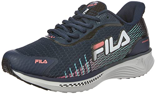 Tênis Fila Atmosphere, Feminino Marinho/Azul Claro/Coral 37