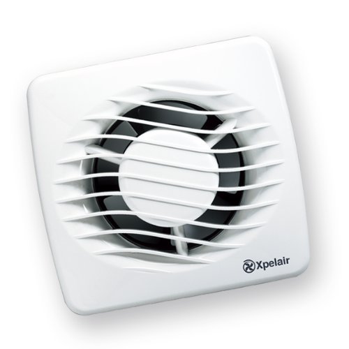 Xpelair DX100 4" (100mm) Bathroom Extractor Fan with Window or Wall Kit