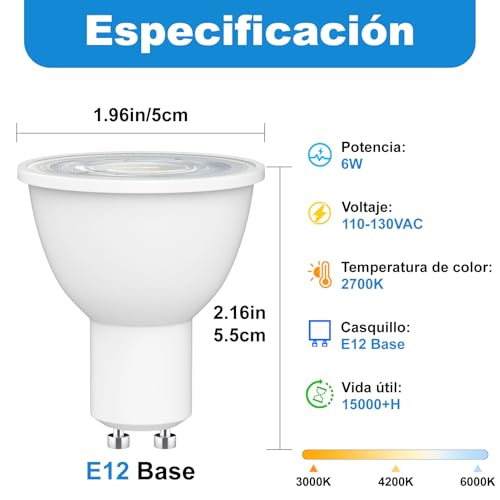 GU10 Halógeno 50W 11 Imagen adicional