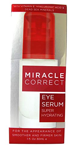 Miracle Correct Eye Serum Super Hydrating With Vitamin E, Hyaluronic Acid and Dead Sea Minerals 1 oz